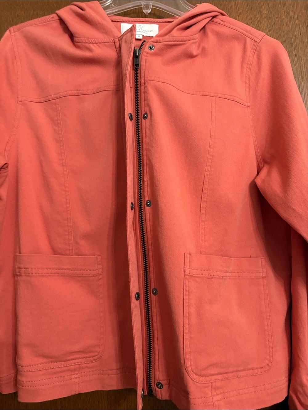 Threads 4 Thought Coral Utility Hooded Jacket - Picture 2 of 6